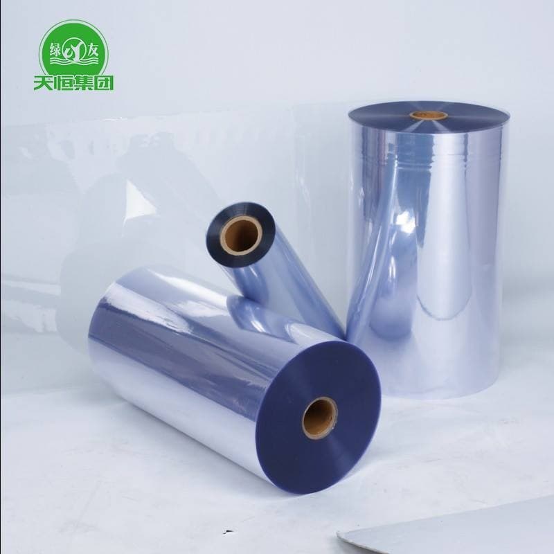 PVC clear rigid film for vacuum thermoforming packaging